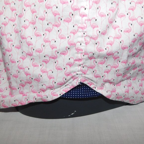 CON.STRUCT Mens M Slim Fit Stretch FLAMINGO Short Sleeve Button Front Shirt - Picture 10 of 13